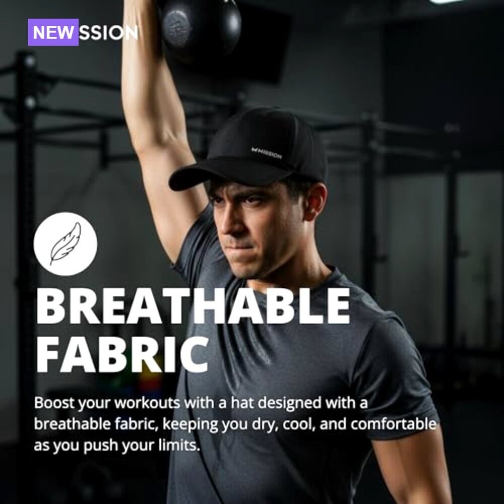 Upf 50 Performance Baseball Cap With Cooling Tech… - image 5